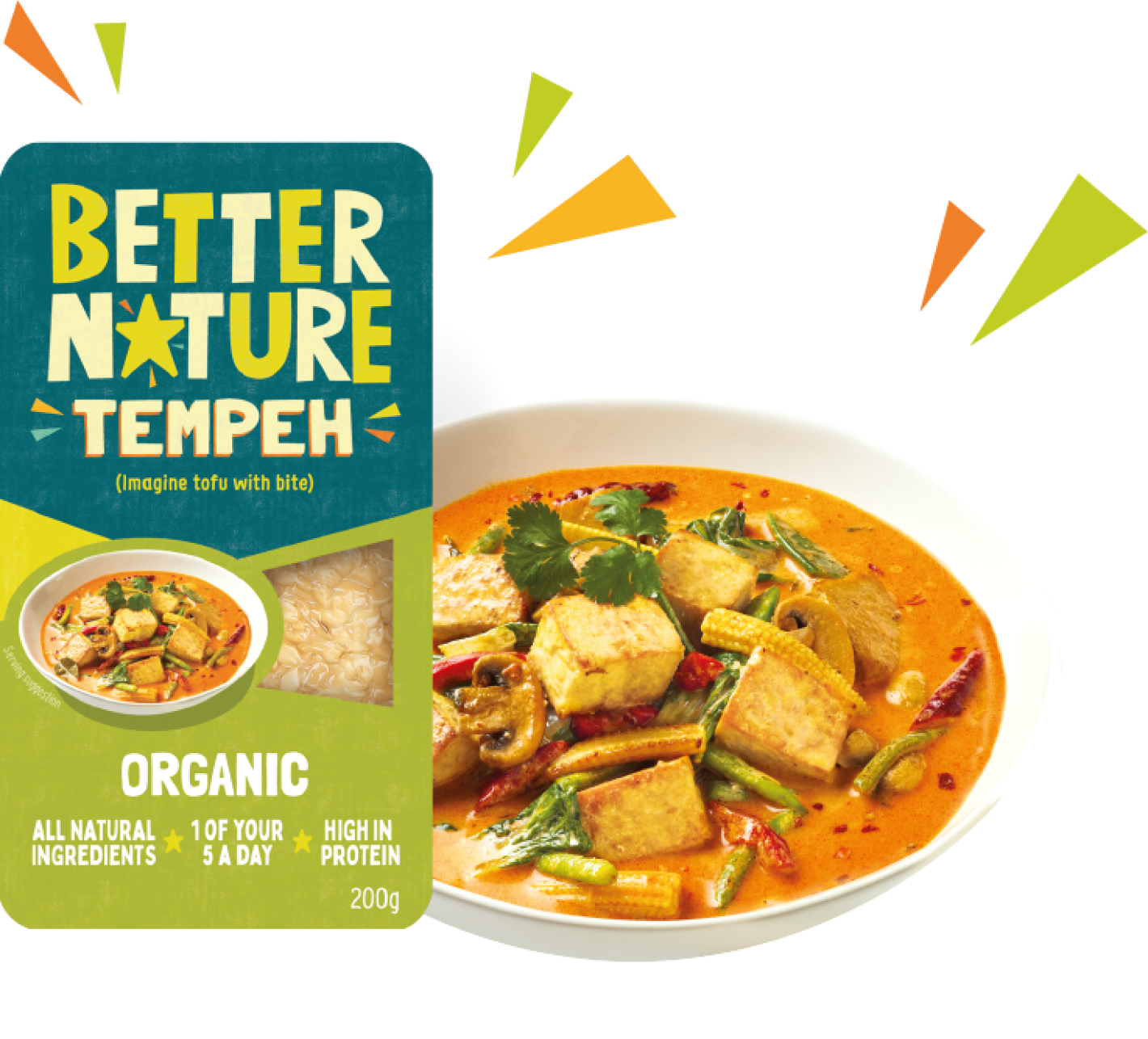 Better Nature Tempeh High In Protein, AllNatural & Delicious